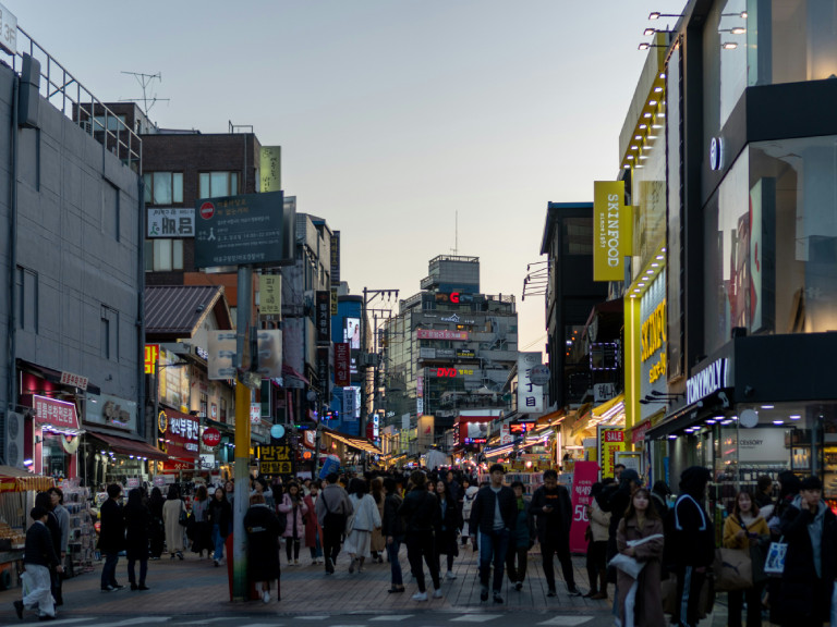 Noche en Hongdae